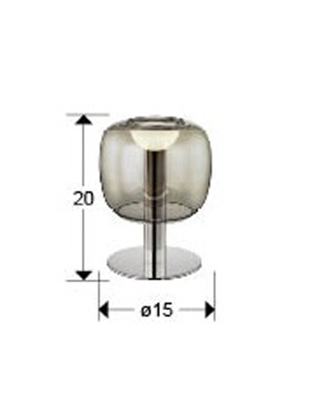 Icón Sobremesa Schuller Cromo Smoke