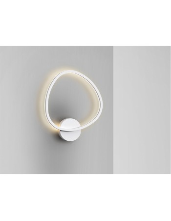 Aplique de pared Opalis blanco Schuller