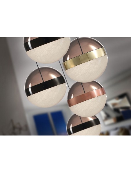 Orbes Lámpara Plafón 5 Luces Schuller