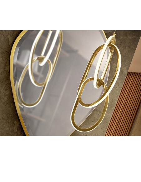 Nexo Lámpara Schuller 3 Luces Oro