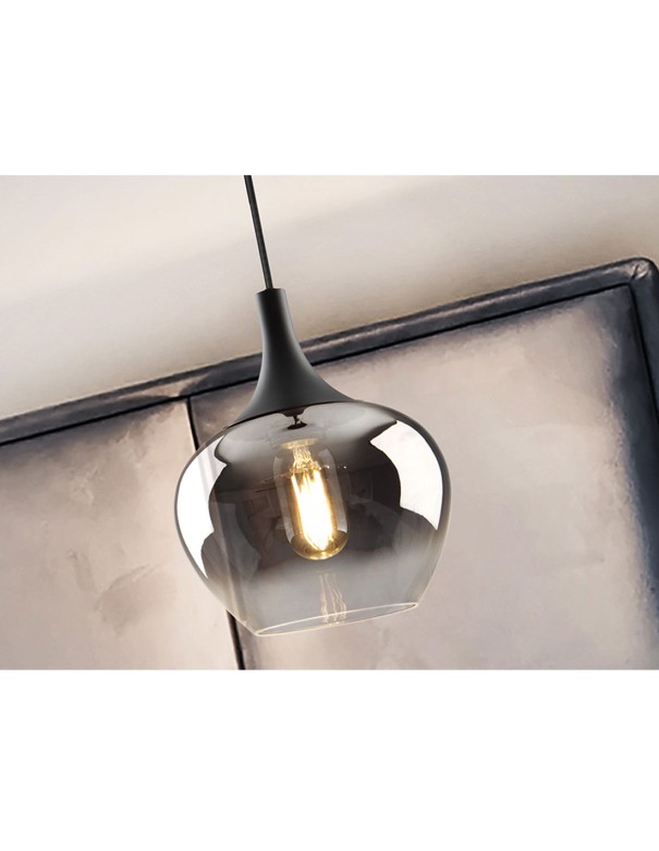 Opaz Lámpara Negro Smoke 19 cm