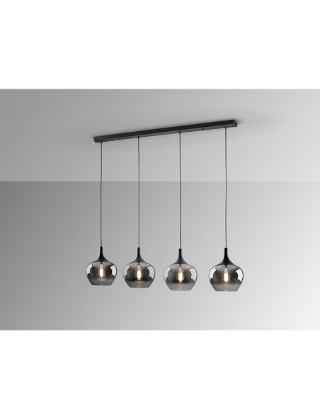 Opaz Schuller Lámpara Lineal Tulipas Smoke