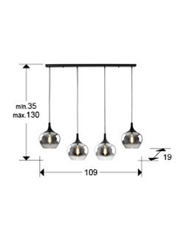 Opaz Schuller Lámpara Lineal Tulipas...