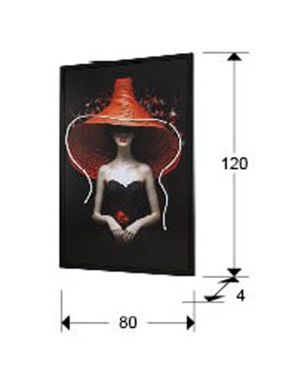 Tocado Cuadro con Luz de Schuller