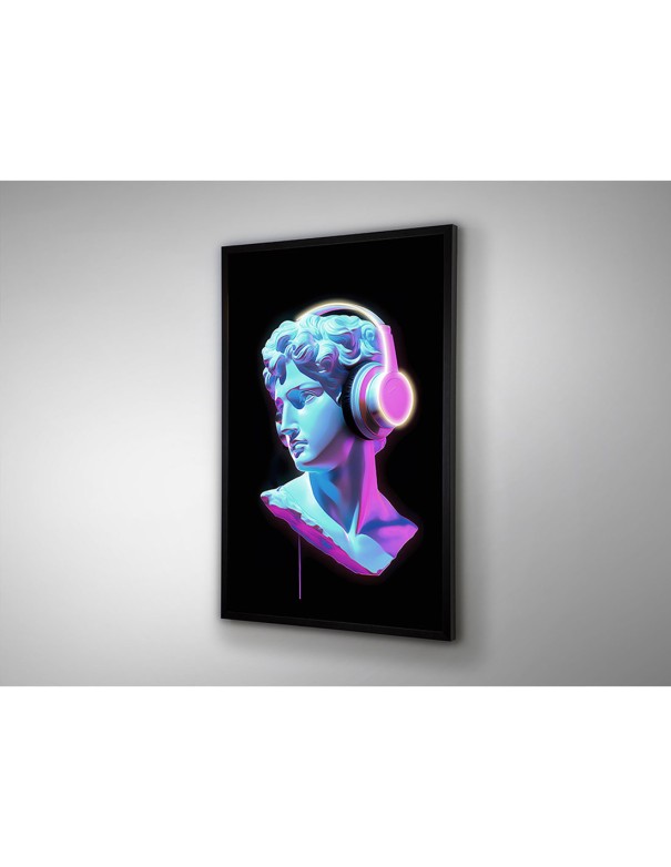 Busto Color Cuadro con Luz de Schuller