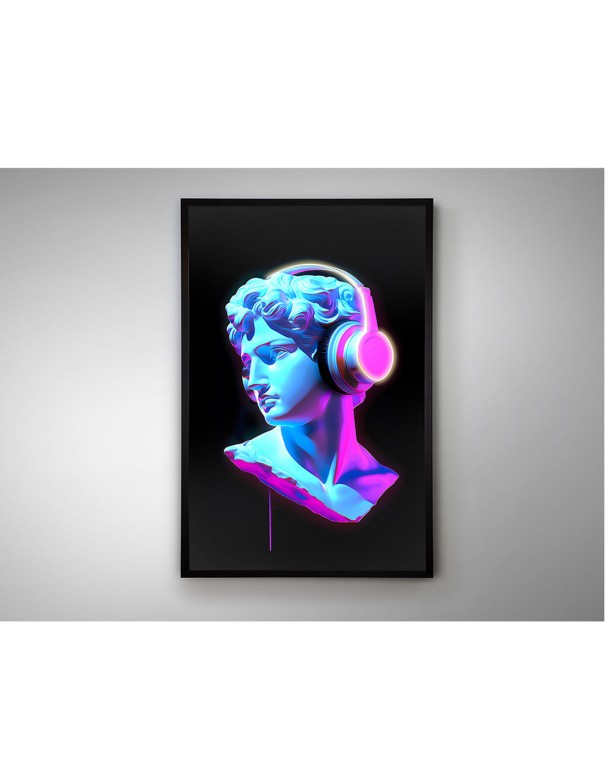 Busto Color Cuadro con Luz de Schuller