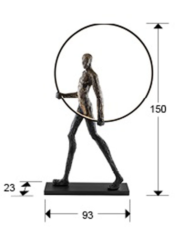 Caminante Figura 1 Luz Negro Schuller