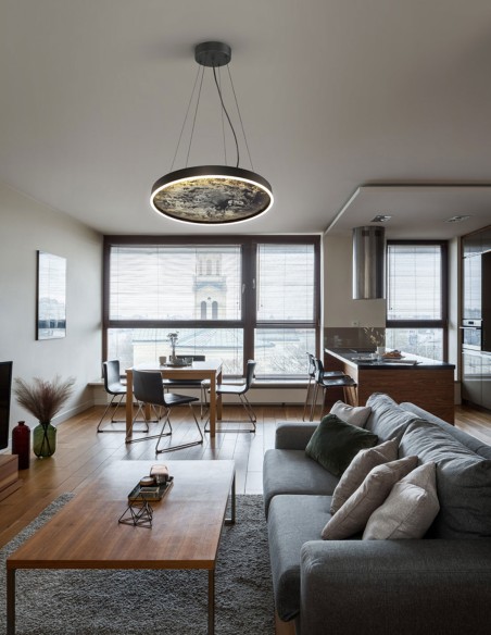 Stone Lámpara Led Schuller Negra de 60