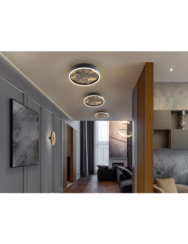Stone Plafón Led 60 CM de Schuller
