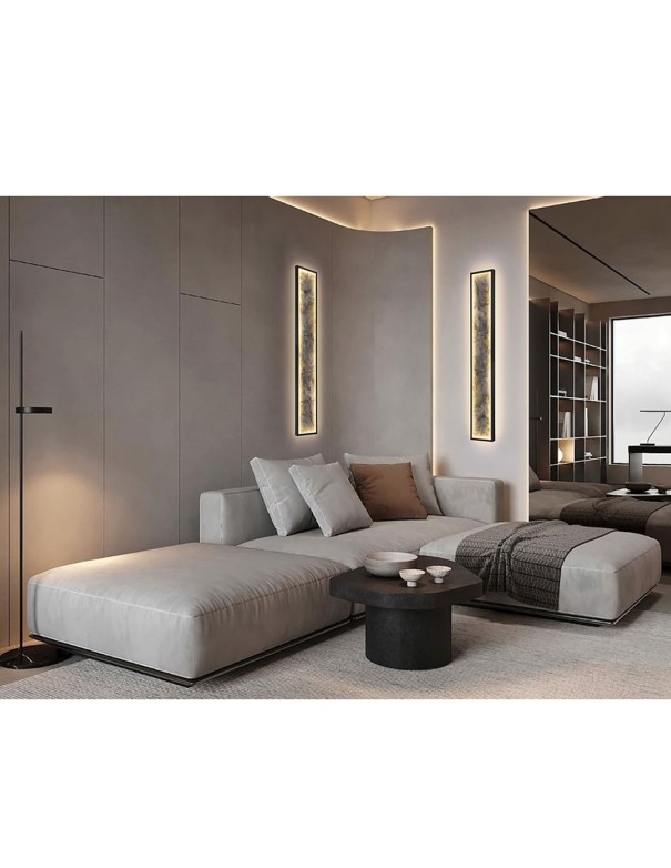 Aplique Stone Negro 100 cm CCT Schuller