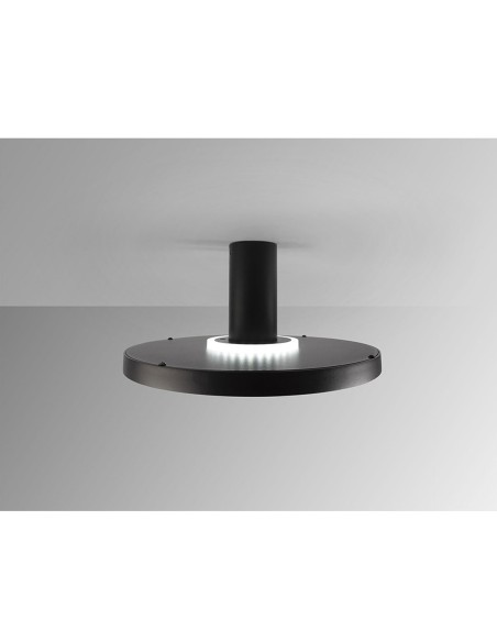 Stone Aplique/Plafón Led CCT Negro 60 CM