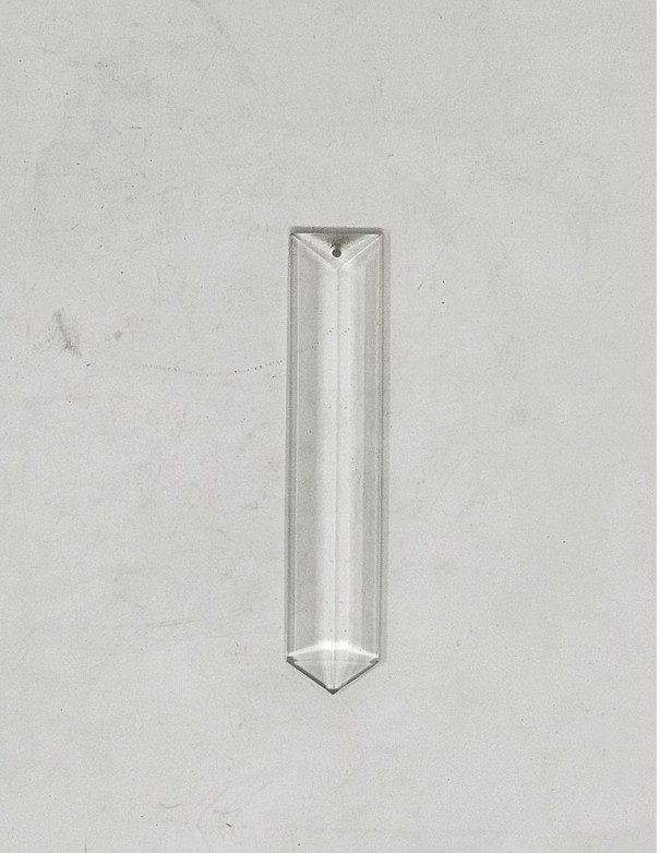 Repuesto Prisma de Cristal Macizo Transparente