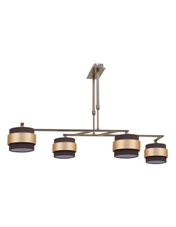 Lámpara Dorada Pantalla...