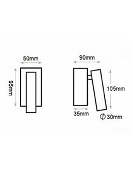 Aplique Hotel Níquel Madera Clara Led Bombilla Desmontable