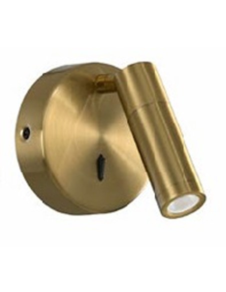 Aplique Circular Cuero Led Bombilla Desmontable