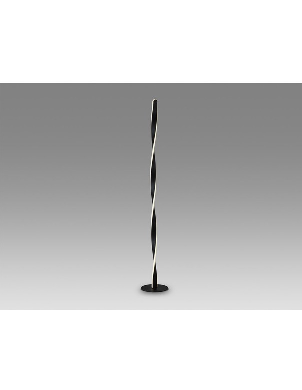 Lámpara de pie twist negro