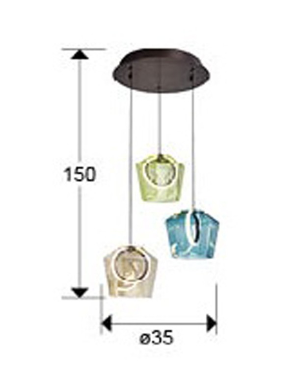 Ingrid Lámpara Schuller Colores