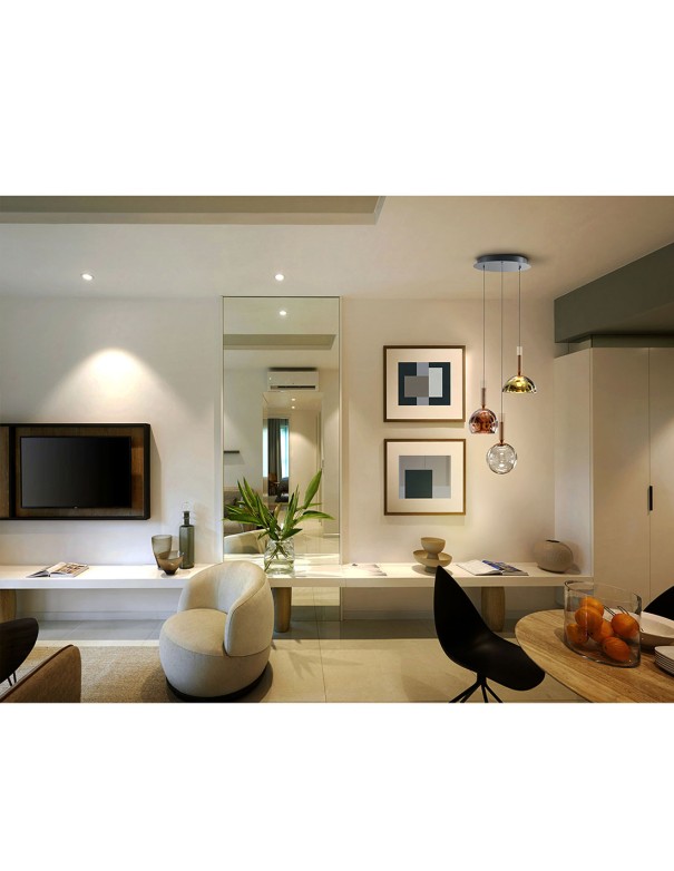 Charlize Lámpara de Techo 3 Luces...