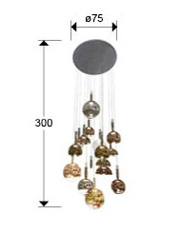 Charlize Lámpara de Techo Dimable...