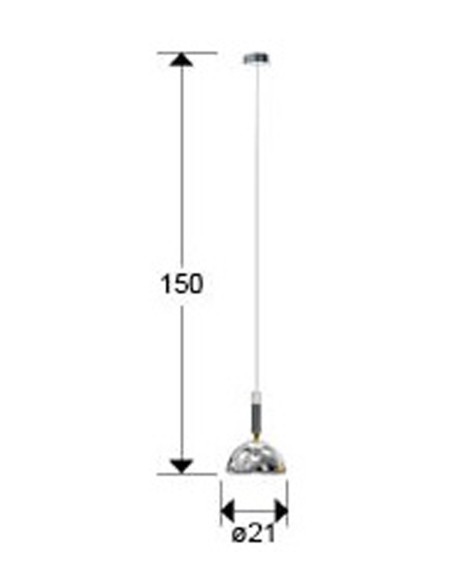 Lámpara de Techo Charlize Plata