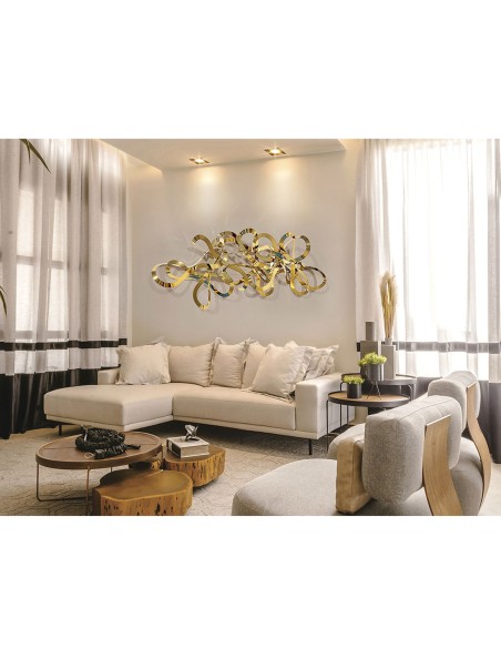 Escultura dorada Omnio barata