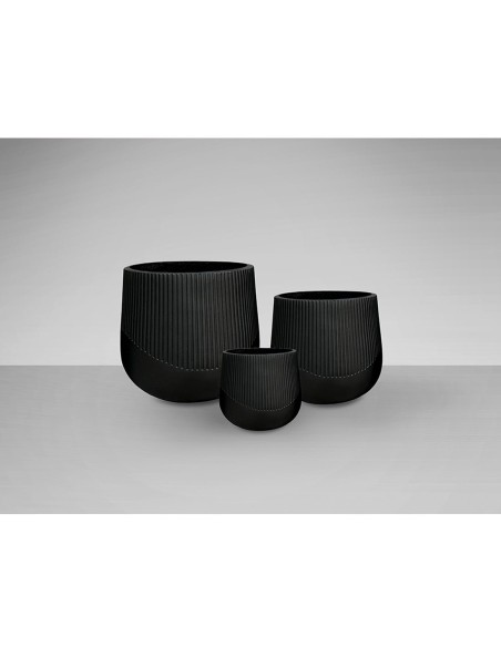 Set maceteros negros baratos