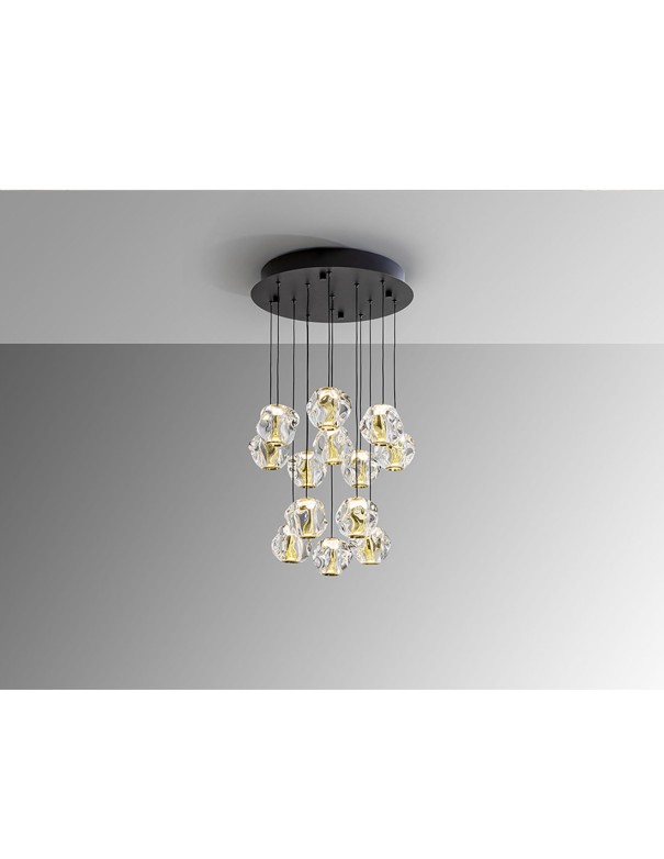 Zaria Lámpara Techos Altos 13 Luces...