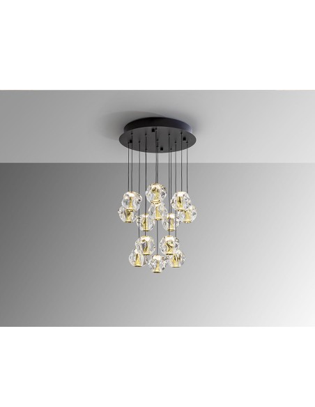 Zaria Lámpara Techos Altos 13 Luces Schuller