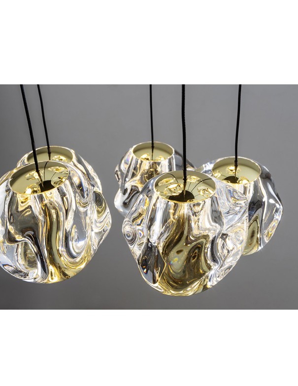 Zaria Lámpara Techos Altos 13 Luces...