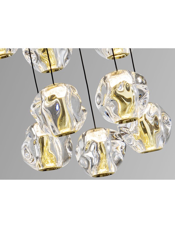 Zaria Lámpara Techos Altos 13 Luces...