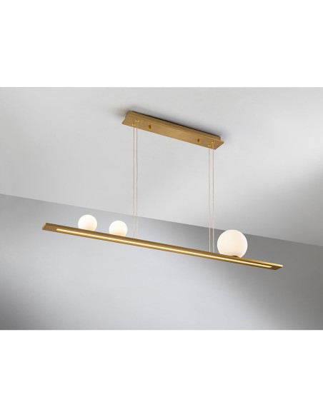 Lámpara Mila dorada