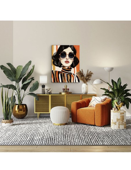 Cuadro acrílico Orange de Schuller