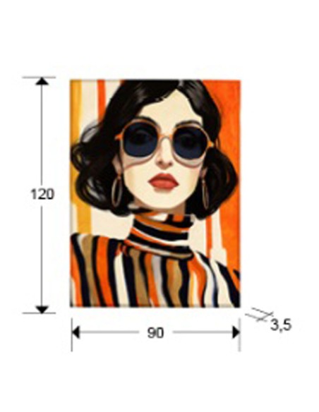 Orange Schuller Cuadro Acrílico