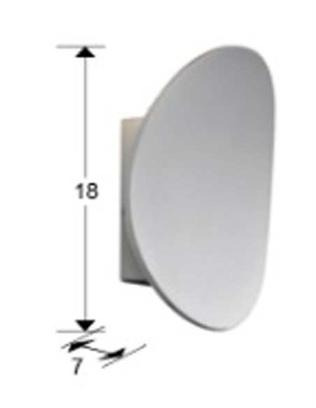 Ona Aplique Blanco Schuller