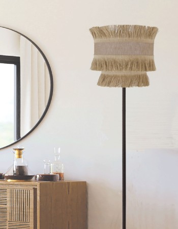 Pie de suelo con flecos