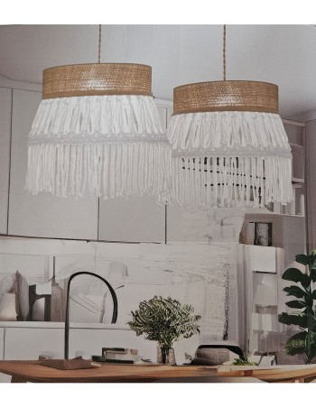 Lámpara macramé barata