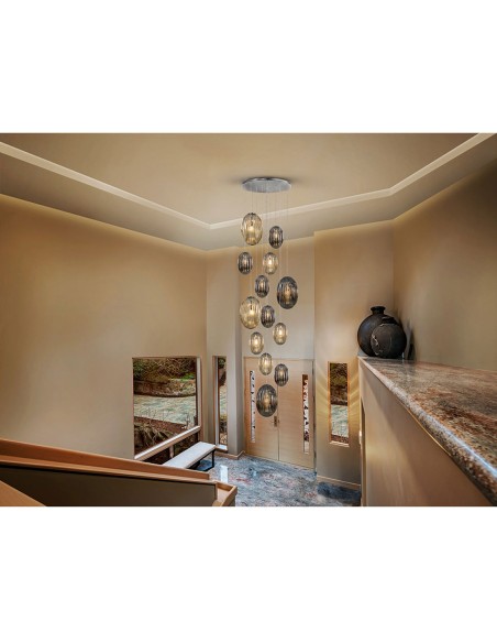 lámpara Ovila caida 5 metros