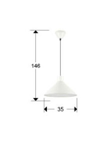 Lámpara Colgante Cono Schuller