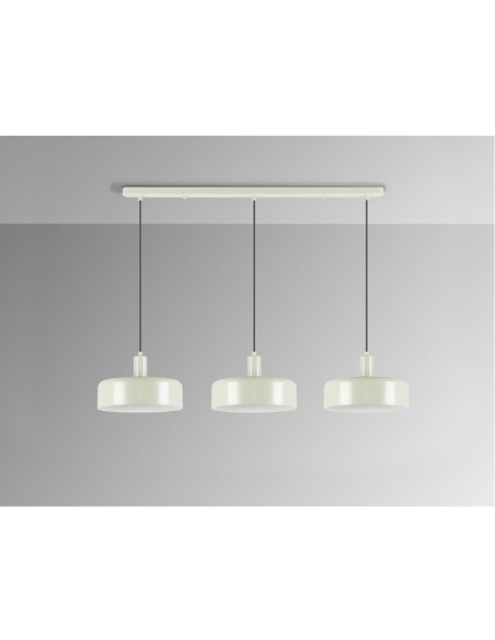 Lámpara Alessia lineal perla