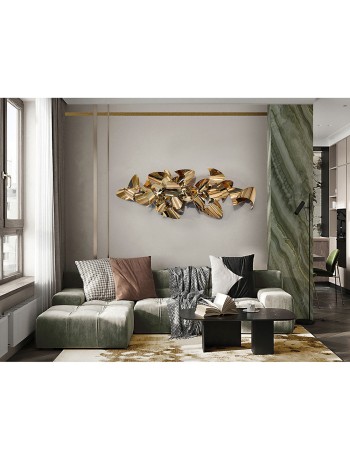 Camile Escultura Pared Oro...