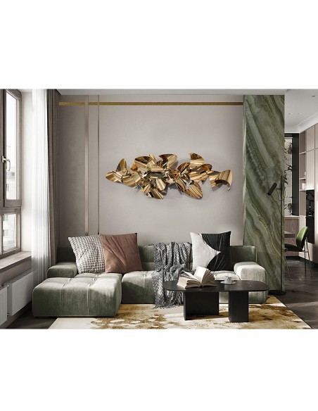 Camile Escultura Pared Oro Rosa Schuller