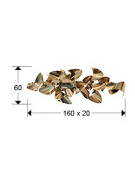 Camile Escultura Pared Oro Rosa Schuller