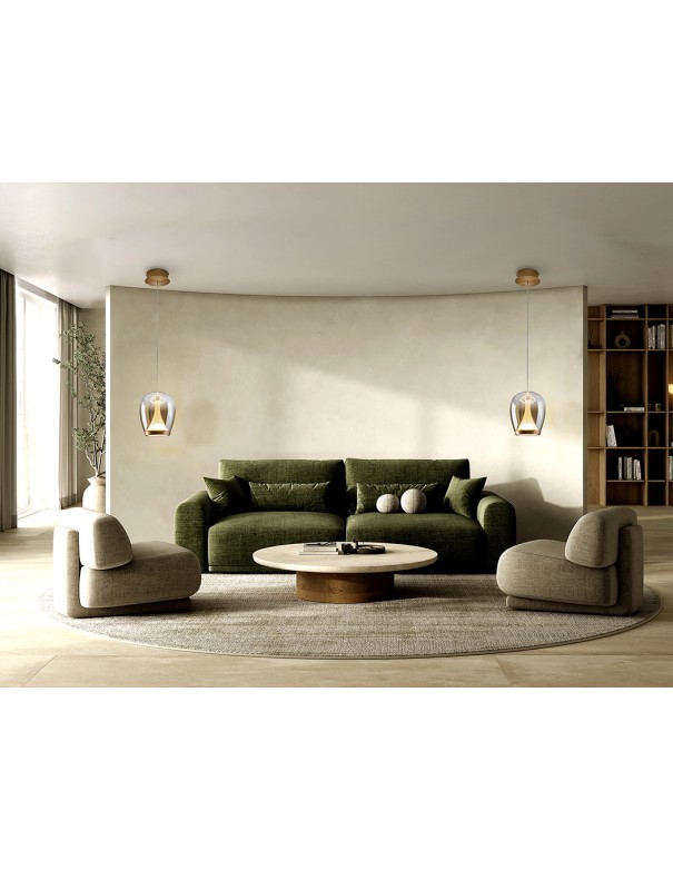 Lámpara Suspiro Dorada Ambar Schuller