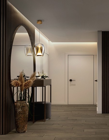 Suspiro Colgante de 25 Dorado Ambar Schuller