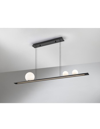 Lámpara Mila negra de Schuller