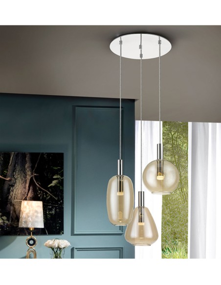 Lámpara 3 alturas Nara de Schuller