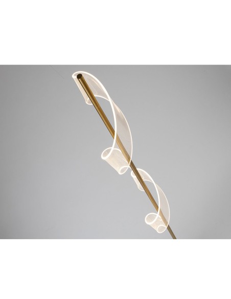 Velas Lámpara de Pie Oro SCHULLER