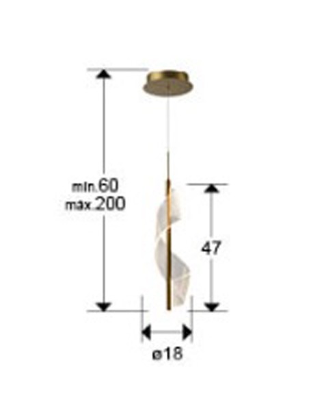 Velas Lámpara Colgante Schuller