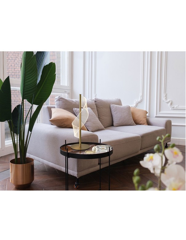 Lámpara de Mesa Velas Led Oro Schuller