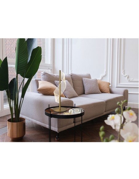 Lámpara de Mesa Velas Led Oro Schuller